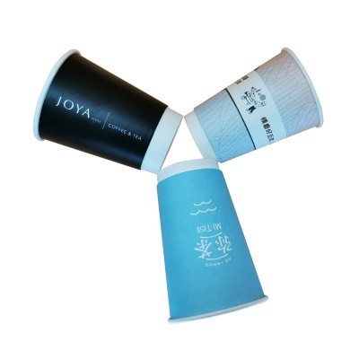 一次性双层纸杯定制外带打包咖啡中空纸杯白底双层加厚隔热烫纸杯图5