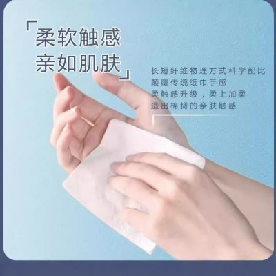 【40包】誉竹纸巾抽纸批发整箱家庭装4层面巾纸餐巾纸家用卫生纸图4