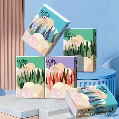 【50包10包】手帕纸小包纸巾三层加厚便携式纸巾餐巾纸面巾纸图5