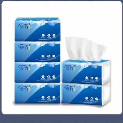 誉竹纸巾抽纸家用整箱实惠装餐巾纸卫生纸面巾纸图2