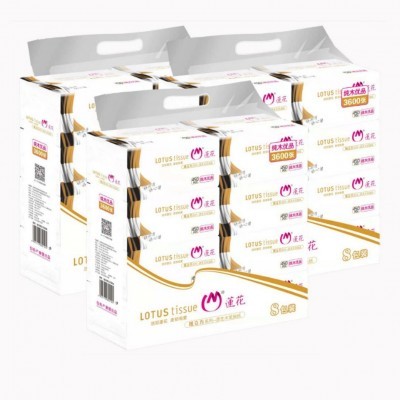 莲花木浆450张大容量纸抽8包装抽纸柔软餐巾纸家用纸巾批发图4
