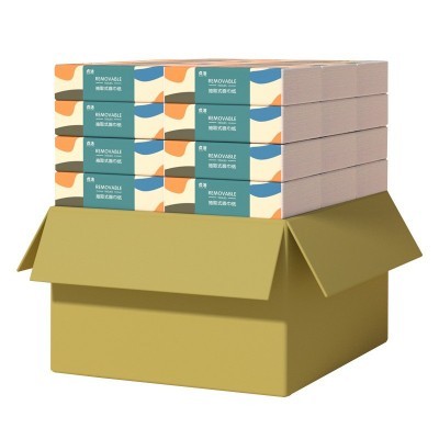 70包整箱批发商用原生加厚抽纸卫生纸抽餐巾纸家用纸巾便携装图4