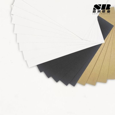 250g牛皮纸A4卡纸多尺寸黑色卡纸白色卡纸特种纸专业印刷绘画纸图2