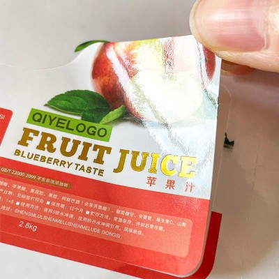 不干胶标签定 做彩色卷筒logo贴纸印刷PVC透明不干胶标签定 制图5