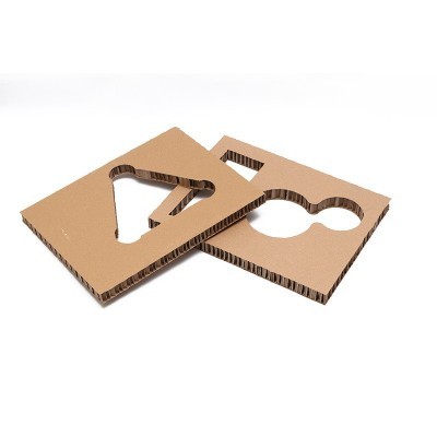 蜂窝纸板内衬抗压防震异形蜂窝纸垫片定制物流包装内衬图2