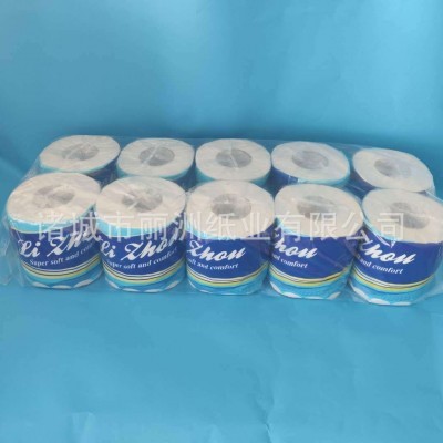 丽洲外贸出口小卷纸厕纸卫生纸生产卷筒纸有芯卫生卷纸厕纸加工纸图4