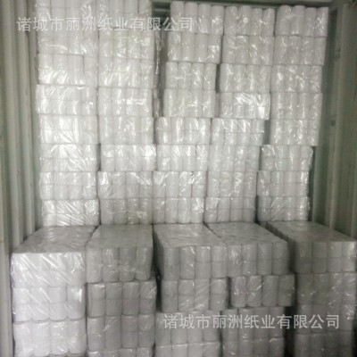 出口厕纸跨境toilet paper商用有芯宾馆卫生纸外贸亚马逊卷纸拼箱图3
