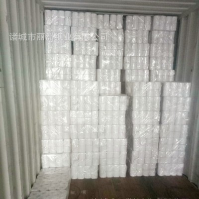 出口厕纸跨境toilet paper商用有芯宾馆卫生纸外贸亚马逊卷纸拼箱图2
