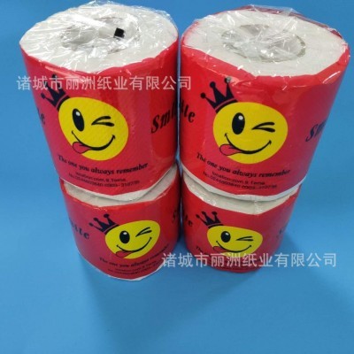 出口厕纸跨境toilet paper商用有芯宾馆卫生纸外贸亚马逊卷纸拼箱图4