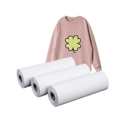 厂家批发无涂层印花原纸 热转印纸布料转印纸大卷分切热升华纸图3