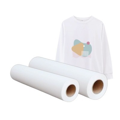 厂家批发无涂层印花原纸 热转印纸布料转印纸大卷分切热升华纸