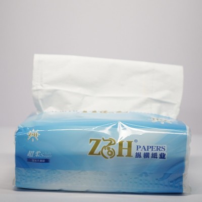 厂家柔韧家用抽纸吸水不易破纸巾原生木浆无香味大包整箱现货批发图2