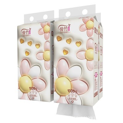 誉竹10提装加厚抽纸批发家庭装餐巾纸抽取母婴抽取式可湿纸面巾图3