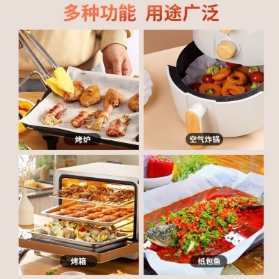 定制烧烤纸 家用一次性厨房食品硅油纸吸油烤箱烤盘纸烤肉纸 不沾图2