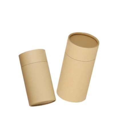 厂家现货牛皮纸筒海报书画圆形包装纸罐茶叶食品精油包装盒子批发图5