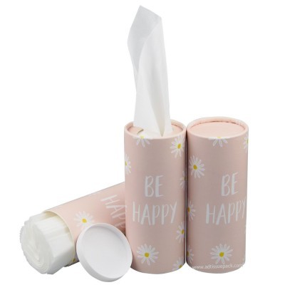 圆筒车载纸巾桶装抽纸 广告宣传纸巾筒抽取式卫生纸酒店抽纸商用