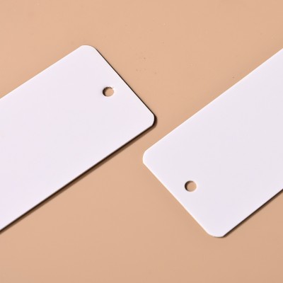 空白小卡片服装吊牌商标通用价格标签白卡纸吊牌牛皮纸吊卡定制图2