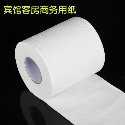批发宾馆酒店客房卷纸4层厚空芯小卷卫生纸旅馆临时房用有芯卷纸图4