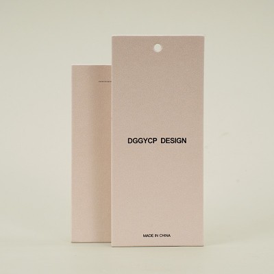 现货空白服装吊牌设计男女装吊卡内衣挂牌商标衣服标签小批量定制图2