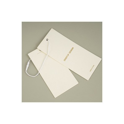 现货空白服装吊牌设计男女装吊卡内衣挂牌商标衣服标签小批量定制图5