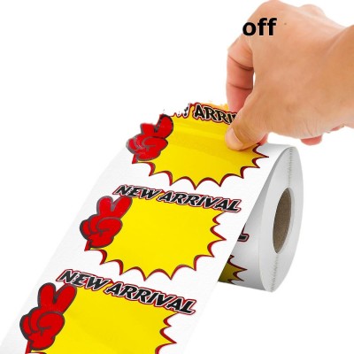 东莞塘厦厂家直销多功能价格标签不干胶贴纸可手写涂鸦防水销售贴图5