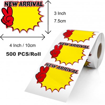 东莞塘厦厂家直销多功能价格标签不干胶贴纸可手写涂鸦防水销售贴图4