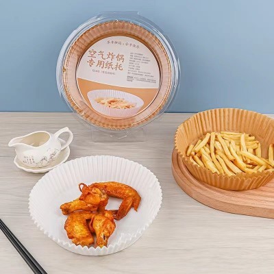 空气炸锅专用纸 硅油纸圆形大号家用圆形烘焙纸用炸锅纸一次性图2