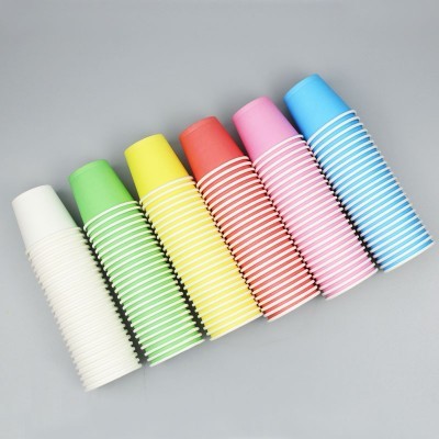 厂家现货品尝杯50毫升批发小号彩色纸杯超市试饮试吃纸杯迷你小杯