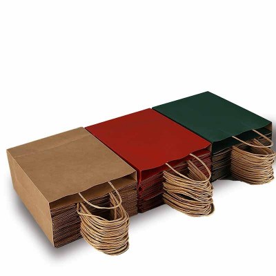 牛皮纸袋手提袋子衣服店的手提紙袋礼品袋子手提高级感创 意生日图5