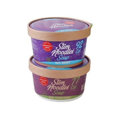 中空隔热纸碗轻食纸碗沙拉碗加厚一次性碗圆形带盖快餐外卖打包盒图5