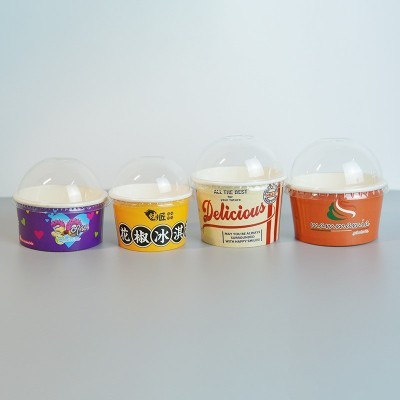 佛山供应雪糕杯 一次性冰激凌纸杯 LOGO酸奶杯雪糕纸碗图4