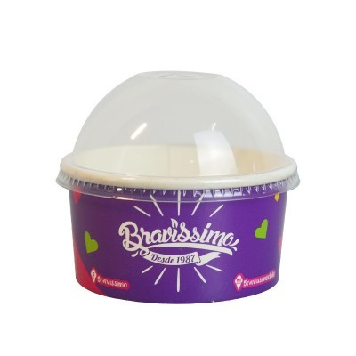 佛山供应雪糕杯 一次性冰激凌纸杯 LOGO酸奶杯雪糕纸碗图2