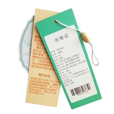 【工厂定制】定做吊牌 服装挂牌设计商标印刷800克加厚铜版纸辅料图4