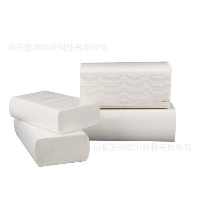 V折C折N折擦手纸一次性纯木浆混浆可定制logo颜色商场酒店用图3