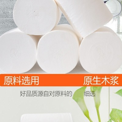 家用大卷5斤18卷实惠装无芯卷纸大量批湿水速溶两款包装随机发图5