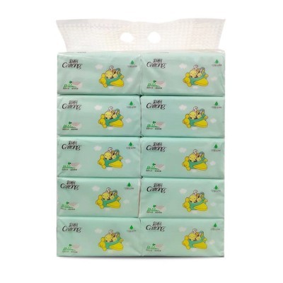 彩桐抽纸家用实惠装纸巾复合压花可湿水纸巾餐饮纸巾图2