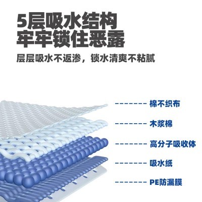 成人拉拉裤弹力纸尿裤贴腰防漏尿不湿老年人护理失禁裤10 片内裤式图3