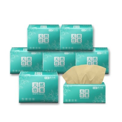 抽纸整箱纸巾批发36包原木浆本色卫生纸厂家餐巾纸竹浆面巾纸抽图2