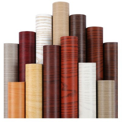 加厚木纹贴纸自粘墙纸仿木3d家具专用翻新pvc波音软片木纹防水贴图4