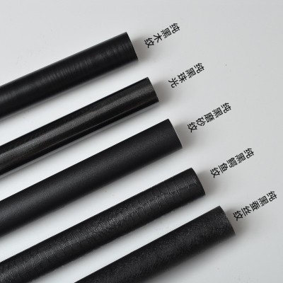 跨境自粘黑色墙纸防水家具翻新即时贴橱柜桌面翻新壁纸 家具改色