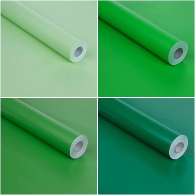 厂家直供 PVC自粘墙纸壁纸幼儿园寝室即时贴广告刻字翻新纯色贴纸图2