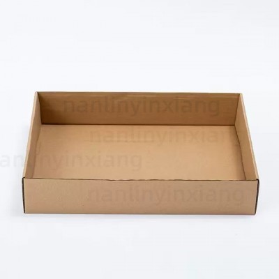 幼儿园积木拼装玩具收纳纸盒酒店用品手工无盖纸箱拼图托盘 整理盒