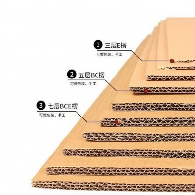 厂家供应 纸板特硬瓦楞纸板三层五层多层纸板图2