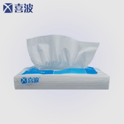 厂家自营喜波长抽面巾纸双层80抽酒店客房餐厅商用面巾纸图5