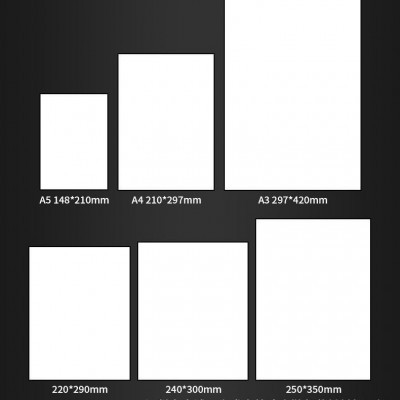 白卡纸A4/43加厚美术画画卡纸专用儿童圣诞手工手抄报硬白卡定制图2