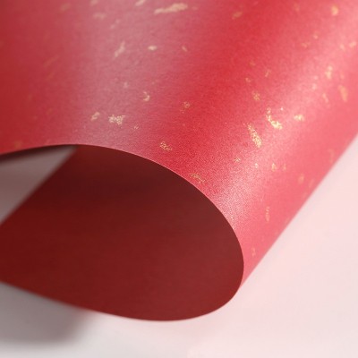 厂家供应星语纹特种纸高档商务礼盒包装纸大张喜庆节日洒金珠光纸图3