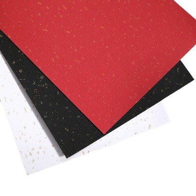 厂家供应星语纹特种纸高档商务礼盒包装纸大张喜庆节日洒金珠光纸图4