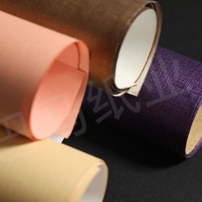 120g高档亮面莱妮纹包装压纹纸厂家批发图3