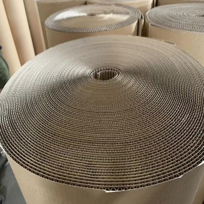 厂家直供瓦楞纸双层加厚纸皮纸卷 家具打包卷纸1米1.2 1. 41.5坑纸图3