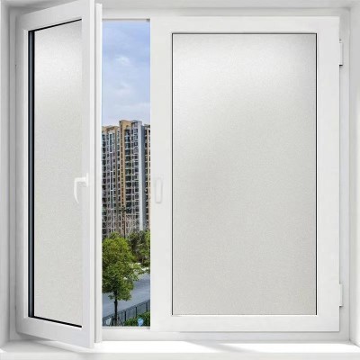 窗户玻璃贴纸磨砂透光不透人卫生间浴室防窥视遮走光不透明自粘膜图2